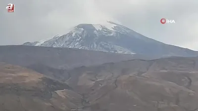 Ağrı Dağı beyaza büründü