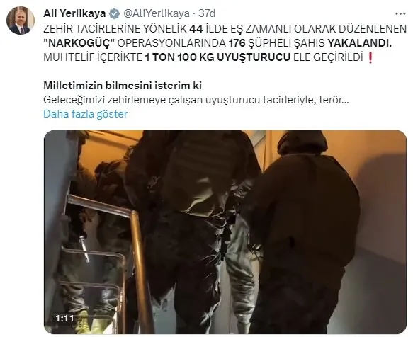 Zehir tacirlerine 'Narkogüç' operasyonu: 176 kişi yakalandı - 1