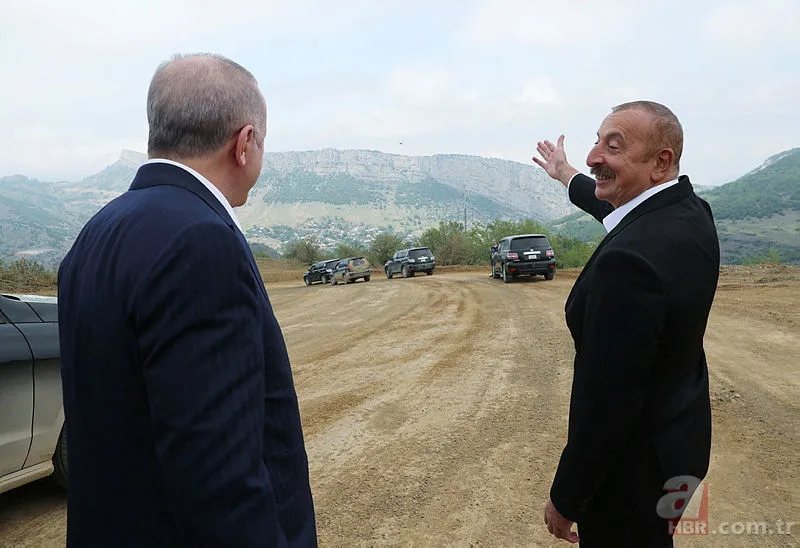 Başkan Erdoğan'dan Şuşa'ya tarihi ziyaret! Türkiye ve Azerbaycan imzaları attı 6