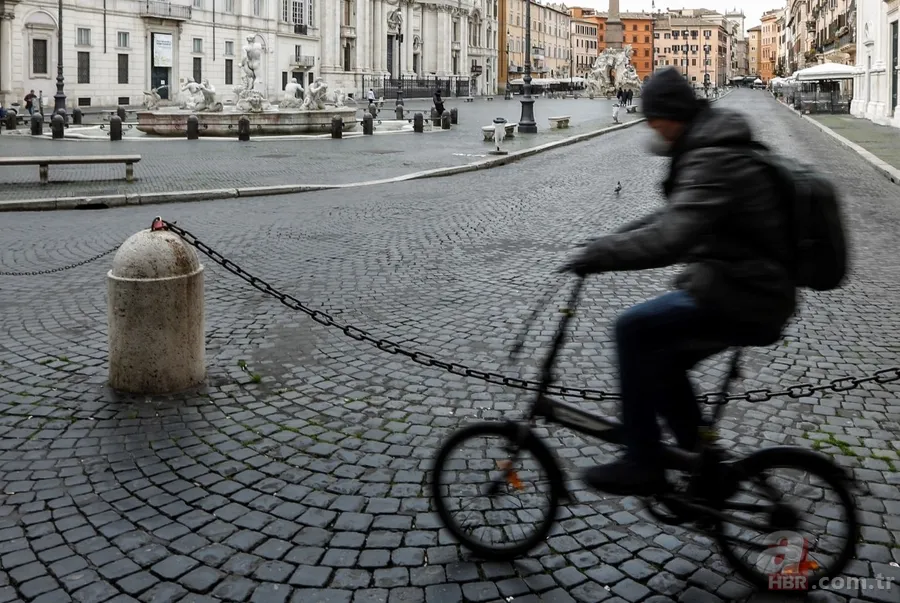 İtalya'dan korkunç koronavirüs bilançosu! İtalya sokaklarından ilginç kareler... 23