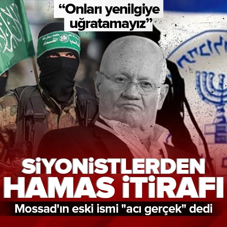 İsrail’den Hamas itirafı!  Acı gerçek