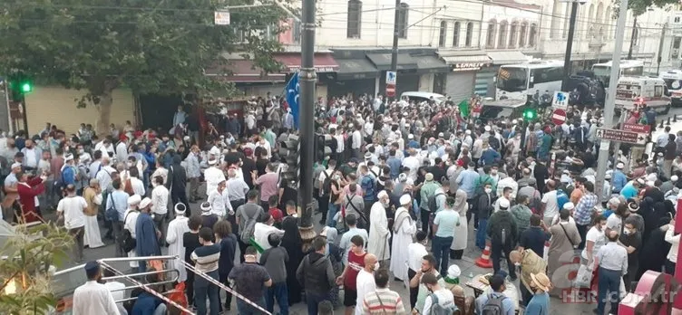 Ayasofya Camii heyecanı sabah kadar uyutmadı! Binlerce kişi toplandı 7