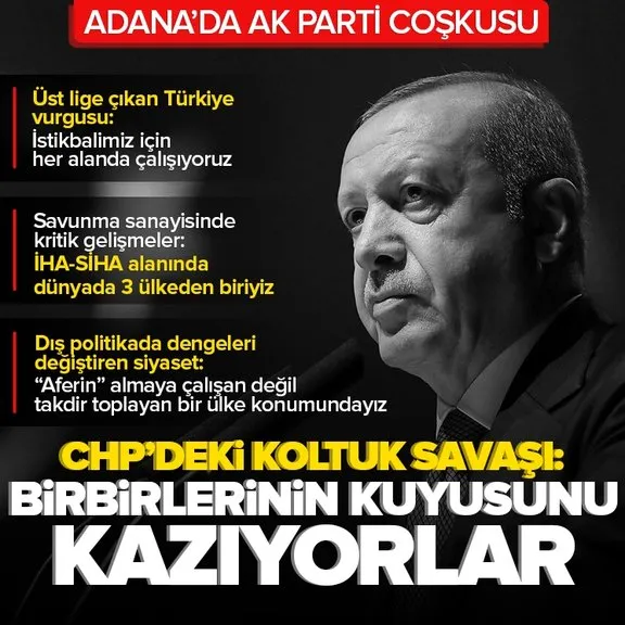Son dakika | AK Parti Adana mitingi! Başkan Erdoğan’dan CHP’ye çok sert sözler: Birbirlerinin kuyusunu kazıyorlar