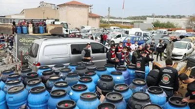 20 ton ’sahte şarap’ ele geçirildi
