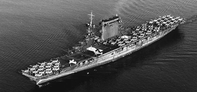 İkinci Dünya Savaşı’nda batırılan Lady Lex uçak gemisinin enkazı bulundu