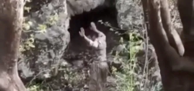 Son dakika: Pençe-Kilit Operasyonu’ndan yeni görüntü: Mağarada kıskaç! Teröristlerin yakalanma anları böyle görüntülendi