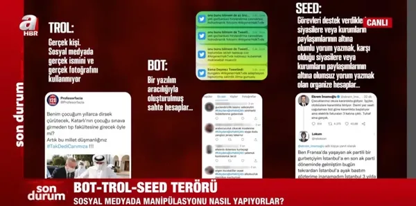 Bot-Trol-Seed terörü hızla yayılıyor! Muhalefet destekçisi hesaplar yalanları nasıl dolaşıma sokuyor?