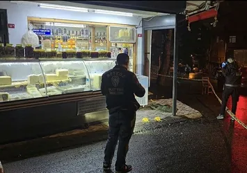 Beykoz'da şarküteriye silahlı saldırı!