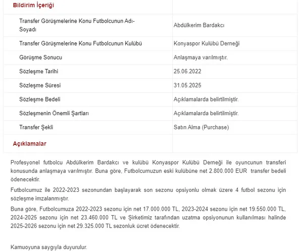 Son dakika: Galatasaray'dan Abdülkerim Bardakcı transferi açıklaması! Abdülkerim Bardakcı ne kadar alacak? - 2