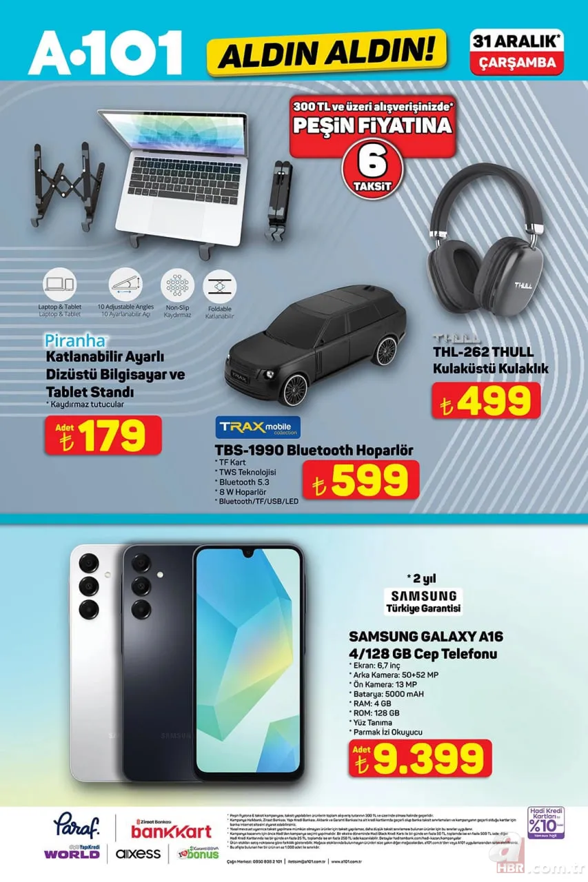 A101’de yılın son fırsatı! 31 Aralık aktüel listesi yayımlandı: Hangi ürünler indirimde? 5