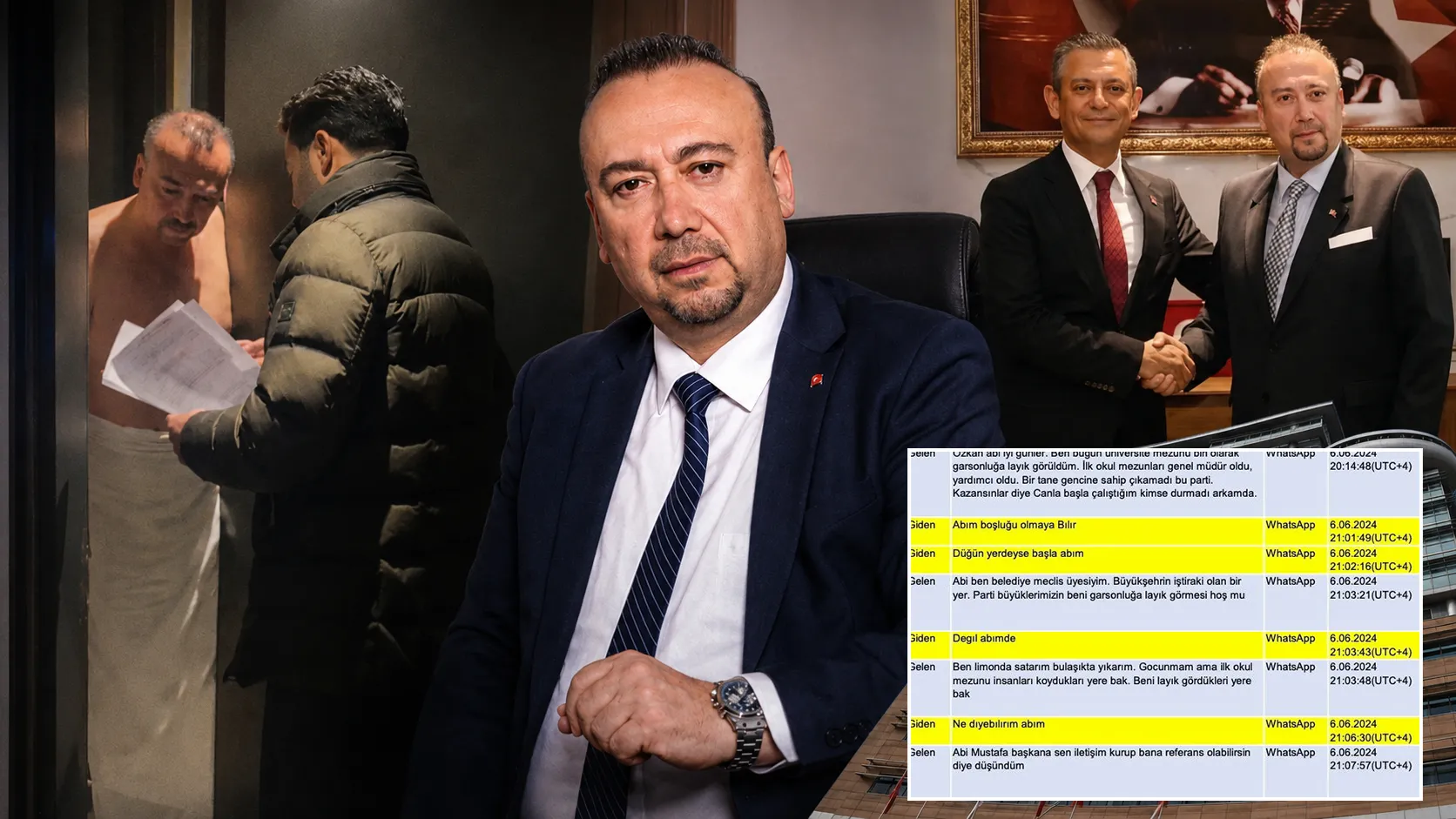 Otel odasında yakalanan Özkan Yalım'ın telefonunda çıkanlar şoke etti! Kurultay pazarlığı ortalığa saçıldı