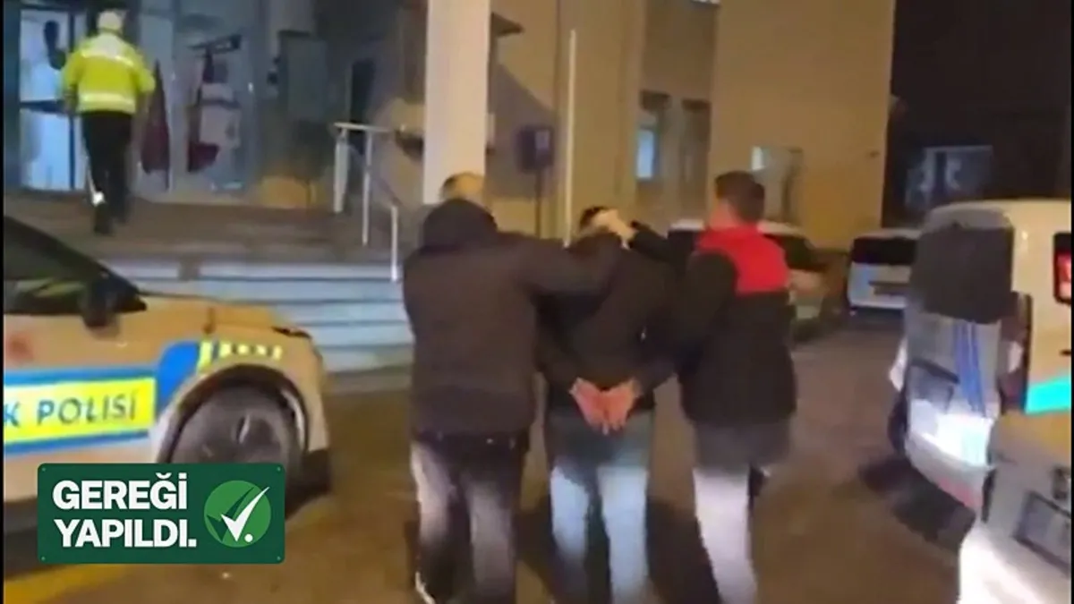 İstanbul'da trafik tehlikeye sokan maganda yakalandı