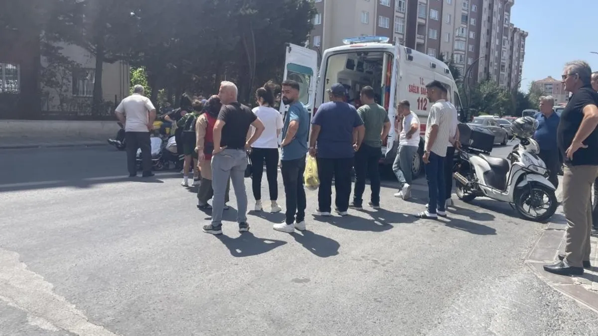 Yaya geçidinden geçen çocuğa otomobil çarptı: 1 yaralı