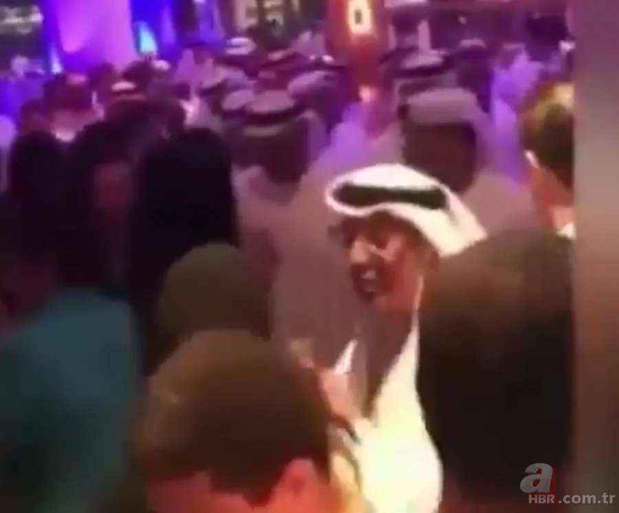 Arap prenslerin olaylı partisinden şok görüntüler! 19