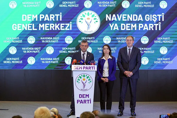 Kandil’in siyasi kolu DEM Parti’den Özgür Özel için Eş başkan savunması: Nutkum tutuldu dilim sürçtü
