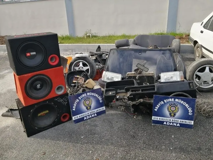 Adana’da bir garip olay! Arabayı parçaladı “Kendi otomobilim zannettim”