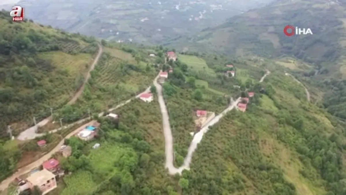 Ordu’da beton yol çalışmaları devam ediyor