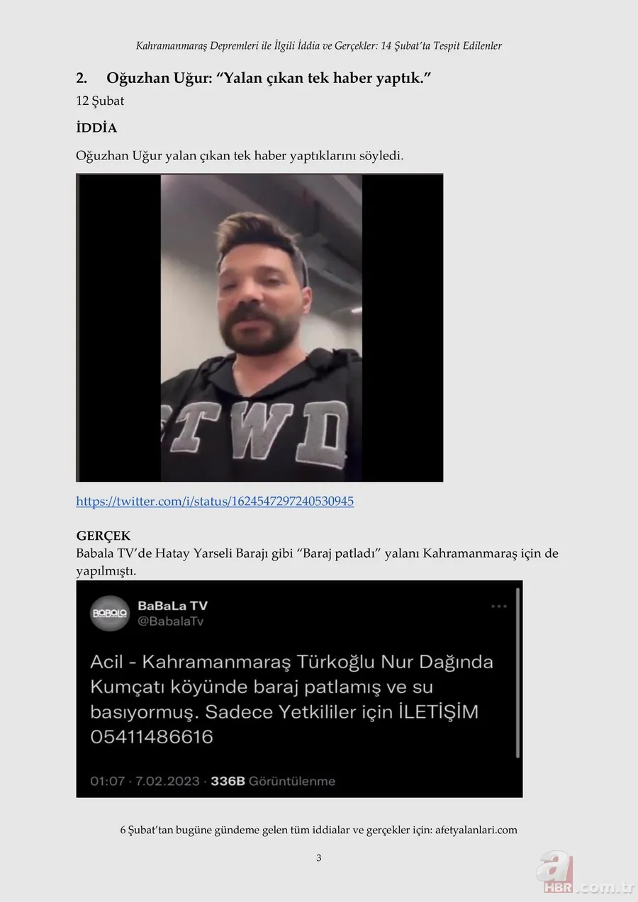 Kahramanmaraş depremi sonrası korkunç yalanlar! Muhalefet ve sosyal medyanın provokasyonu çürütüldü 6