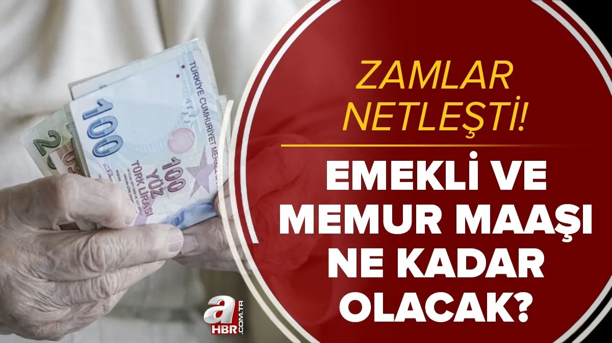 zamlar netlesti 2022 ocak zammi ile emekli ve memur maasi ne kadar olacak ssk ve bag kur emekli maasi zam orani