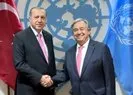 Başkan Erdoğan Guterres ile görüşecek
