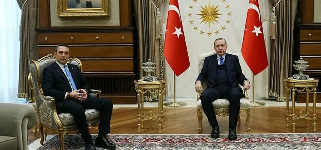 Başkan Recep Tayyip Erdoğan, Ali Koç’u kabul etti