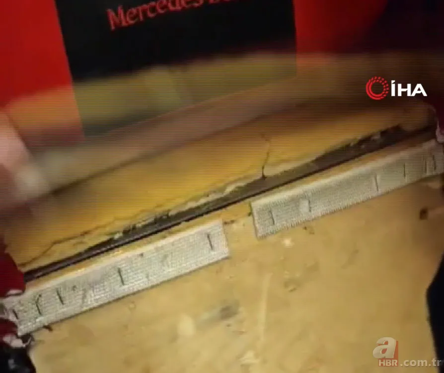 Mercedes otobüsün koltuğundan para fışkırdı! Görenler şoke oldu 3