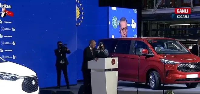 Başkan Erdoğan’dan Ford Otosan Açılış Töreni’nde önemli açıklamalar: 2030’da Avrupa’nın üretim üssü olacağız