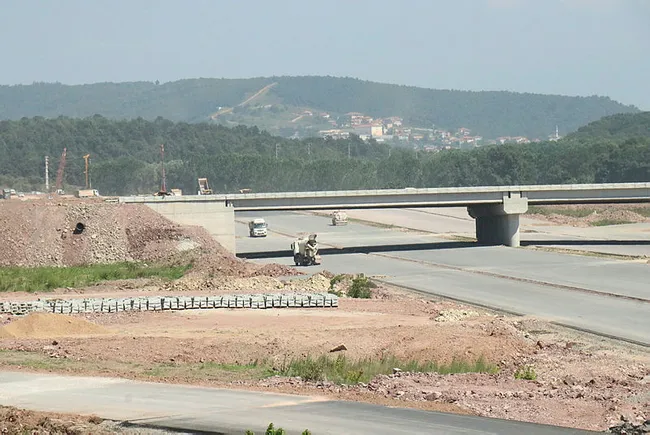 Yapımında sona gelinen Kuzey Marmara Otoyolu havadan görüntülendi - 6