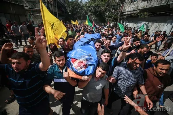 Filistinli çocuğun şehit babasına yürek yakan vedası: Allah yolunu açık etsin