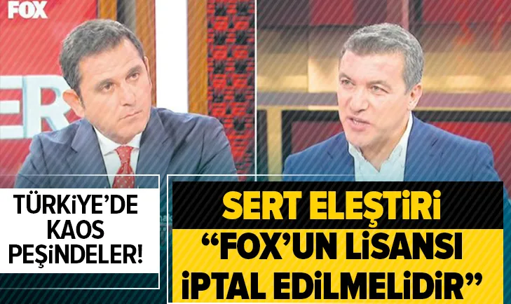 FOX TVnin lisansı iptal edilmelidir