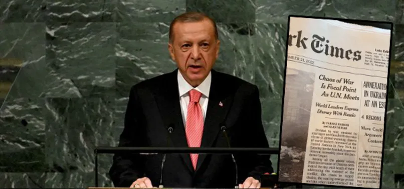 New York Times'ta manşet Başkan Erdoğan: Barış çabalarından övgüyle bahsedildi