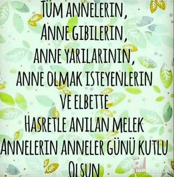 Anneler Günü Kutlu Olsun Mesajları 2024 | 12 Mayıs Anneler Gününde en anlamlı, farklı, sevgi dolu mesajlar ve sözler! Instagram, WhatsApp, Facebook... 9