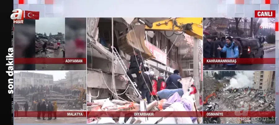 Son yüzyılın en yıkıcı DEPREMİ! A Haber ekipleri DEPREM bölgelerinde... Depremle ilgili son gelişmeleri A Haber canlı yayınında tek tek aktardılar 10