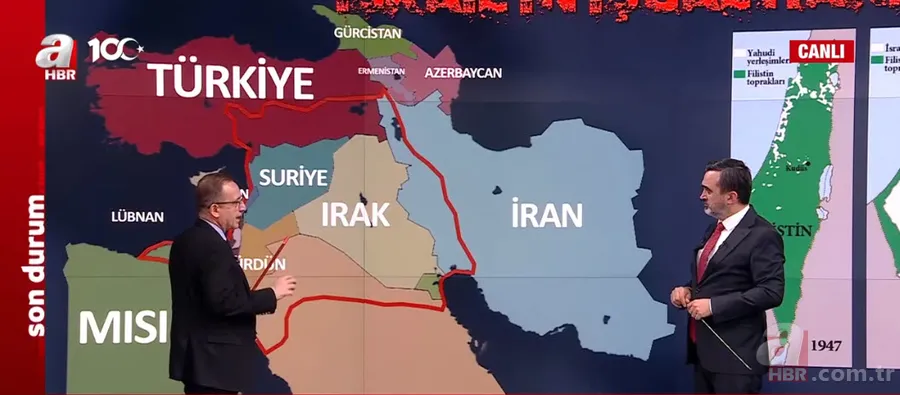 Katil İsrail'in işgal haritası! Gazze'den sonra yeni hedefi KKTC mi? A Haber'de çarpıcı sözler: Vadedilmiş topraklar hayali... 4