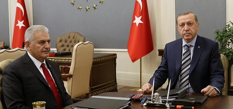 Erdoğan, Başbakan Yıldırım ile görüşüyor