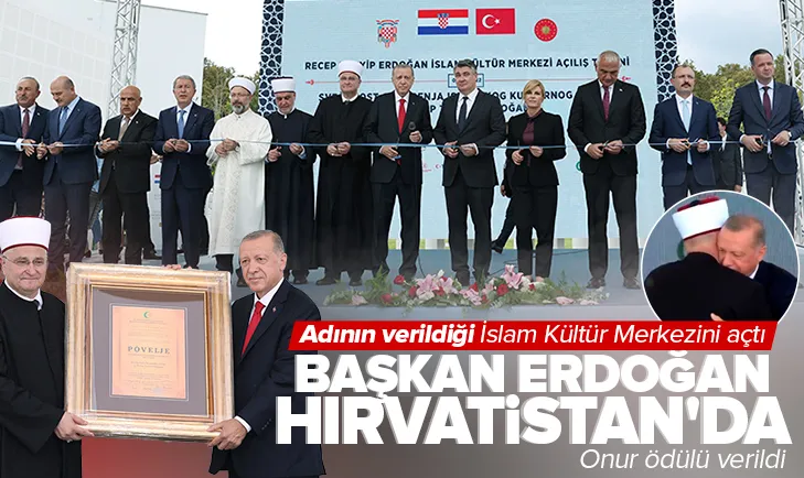 Başkan Erdoğan Hırvatistanda