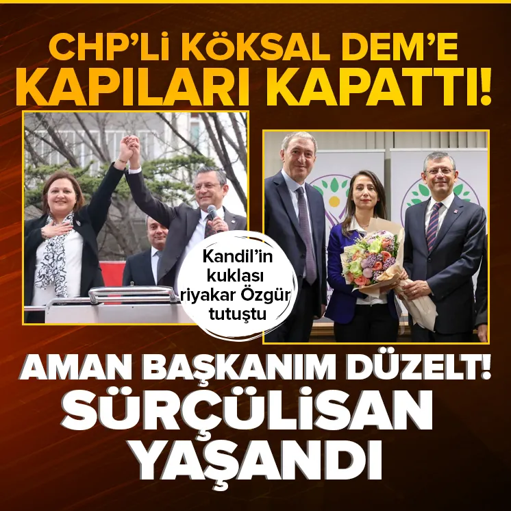 Köksal terör partisi DEM’e kapıları kapattı