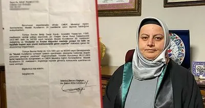 İstanbul Barosu'ndan '28 Şubat' zihniyeti! Seminere başörtülü katılan avukat uyarıldı