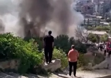 Kağıthane’de ağaçlık alanda çıkan yangın korkuttu
