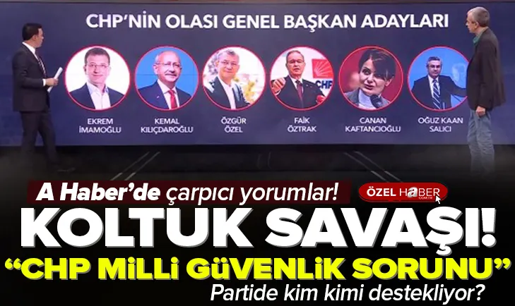 CHPdeki genel başkanlık savaşları A Haberde!