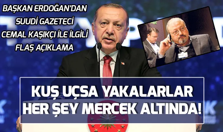Başkan Erdoğandan İş Bankası ve Cemal Kaşıkçı ile ilgili flaş açıklamalar