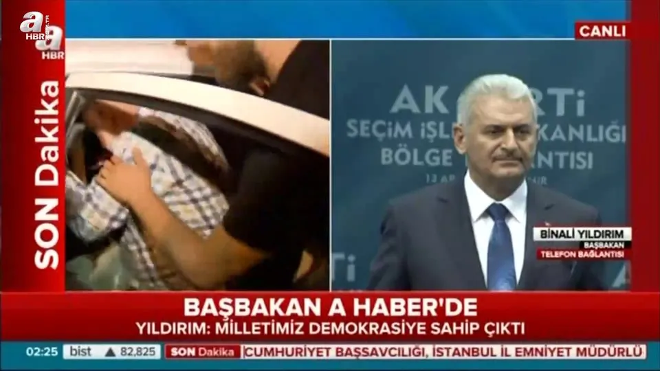 15 Temmuz’da ilk ses A Haber’den yükseldi: Binali Yıldırım’dan çağrı