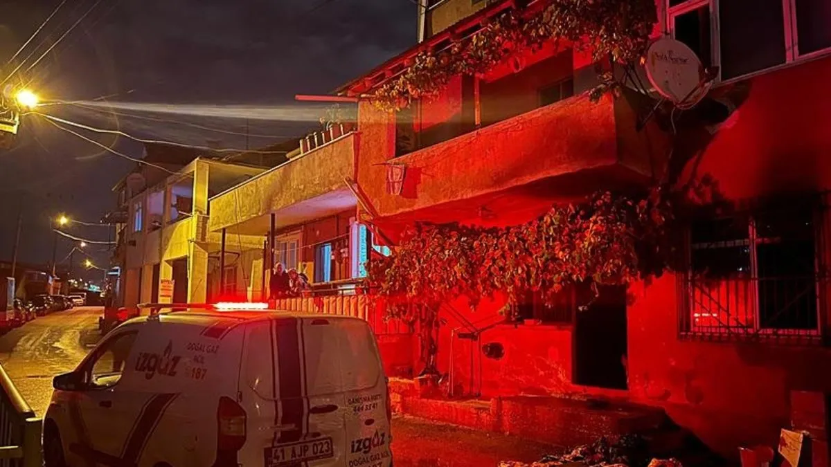 Kocaeli'nde eski kiracı evi ateşe verdi!