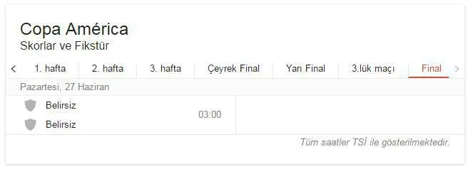 Kupa Amerika (Copa America Centenario 2016) hangi kanalda, ne zaman? Fikstür, maç özetleri, goller ve canlı yayın A Haber ve A Spor'da - 7