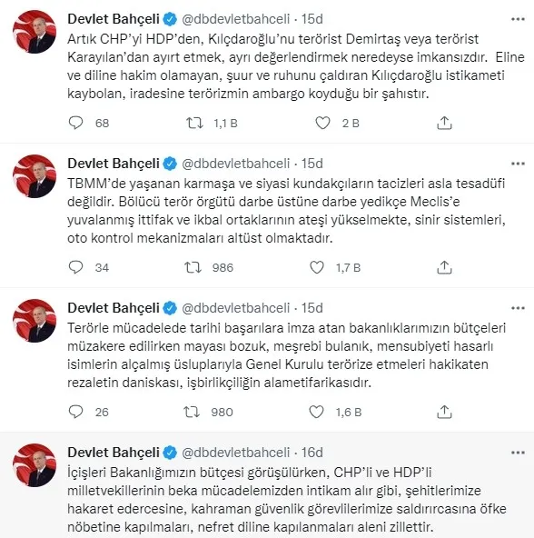 Son dakika: MHP lideri Devlet Bahçeli'den flaş açıklamalar: CHP'yi HDP'den ayrı değerlendirmek imkansızdır - 3