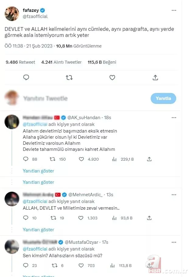 Farah Zeynep Abdullah’ın hadsiz sözlerine sosyal medyada tepki yağdı! "Ekranda görmek istemiyoruz" 6