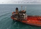 Dron saldırısına uğrayan tanker karaya oturdu