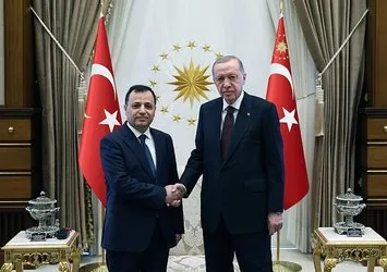 Başkan Erdoğan AYM Başkanı Arslan’ı kabul etti