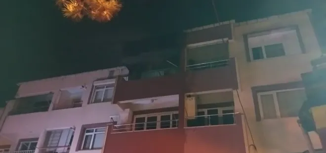 Kocaeli'de 4 katlı apartmanda yangın paniği