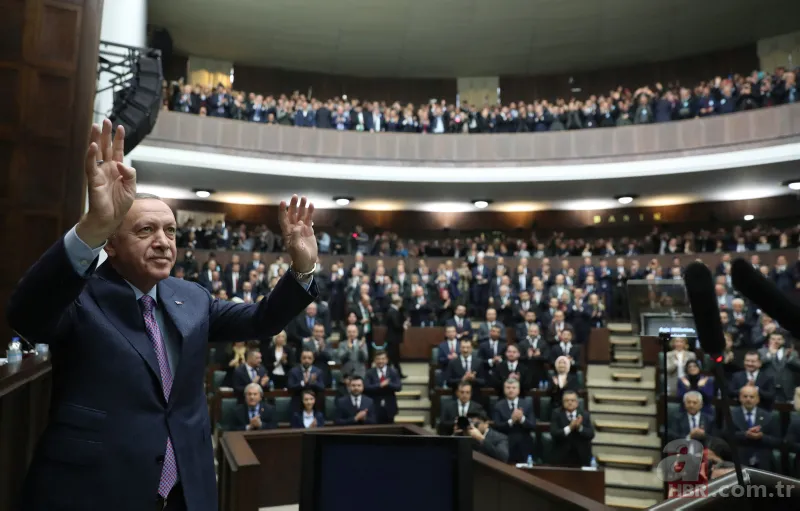 Başkan Erdoğan partilileri selamladı! O anlar böyle görüntülendi... 25